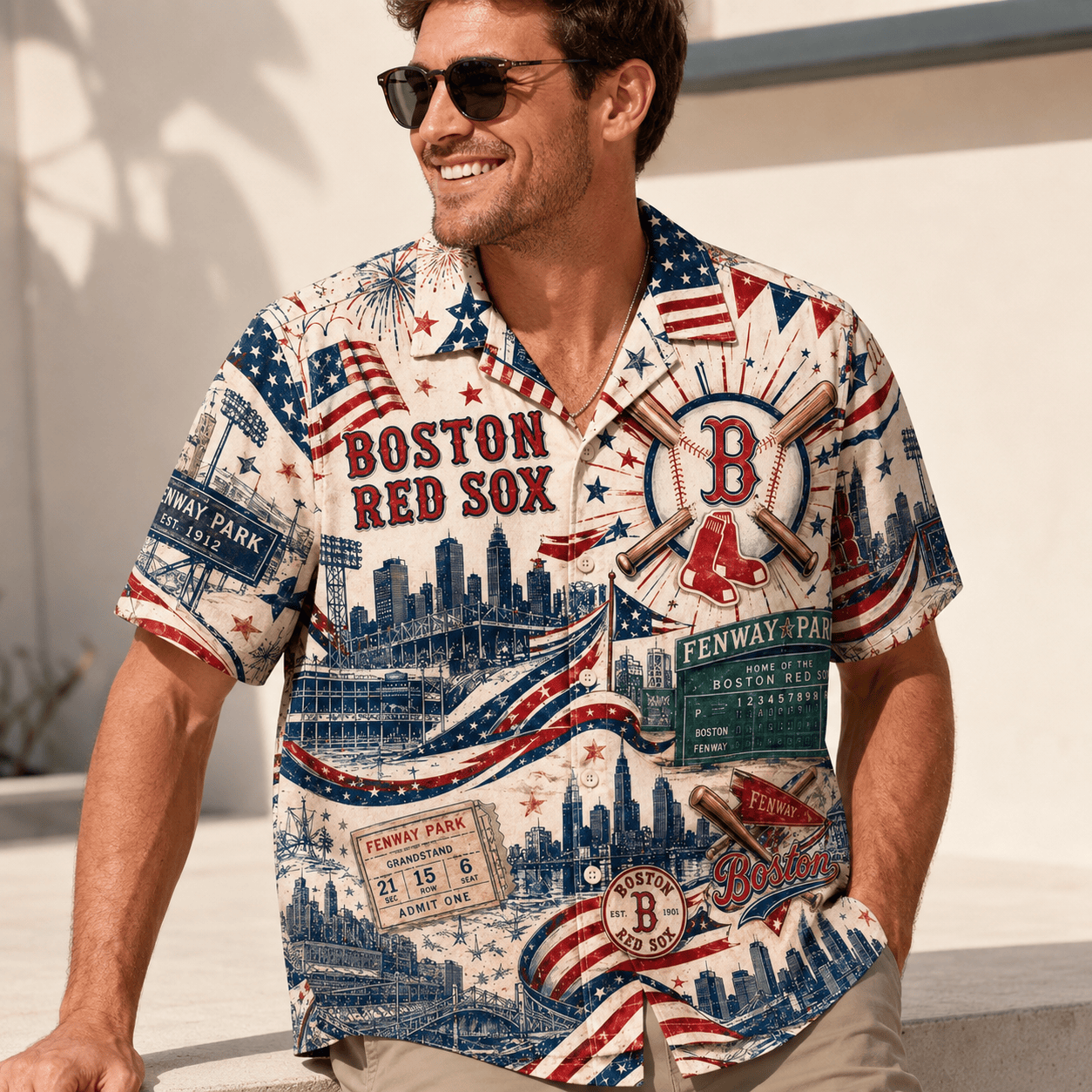 PREMIUM BRX HAWAIIAN SHIRT NTNA