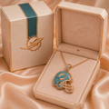 MDP Solid Gold Chain with Diamond Pendant TMH