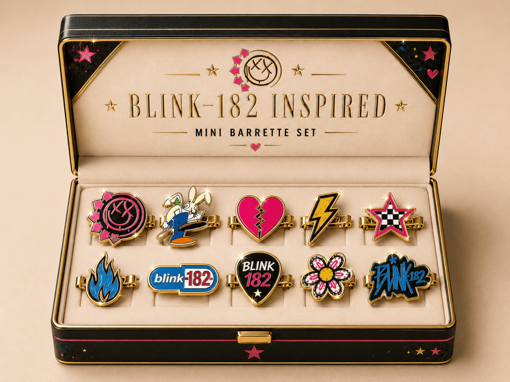 BLIK Elegant Gold Mini Barrettes for Women TMH