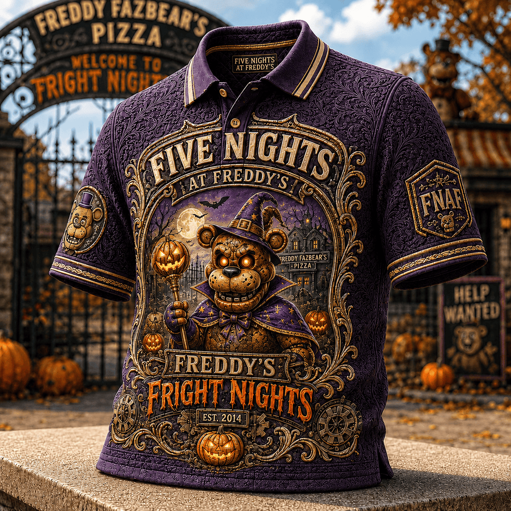 PREMIUM 5NAF EMBOSS POLO SHIRT NTNA