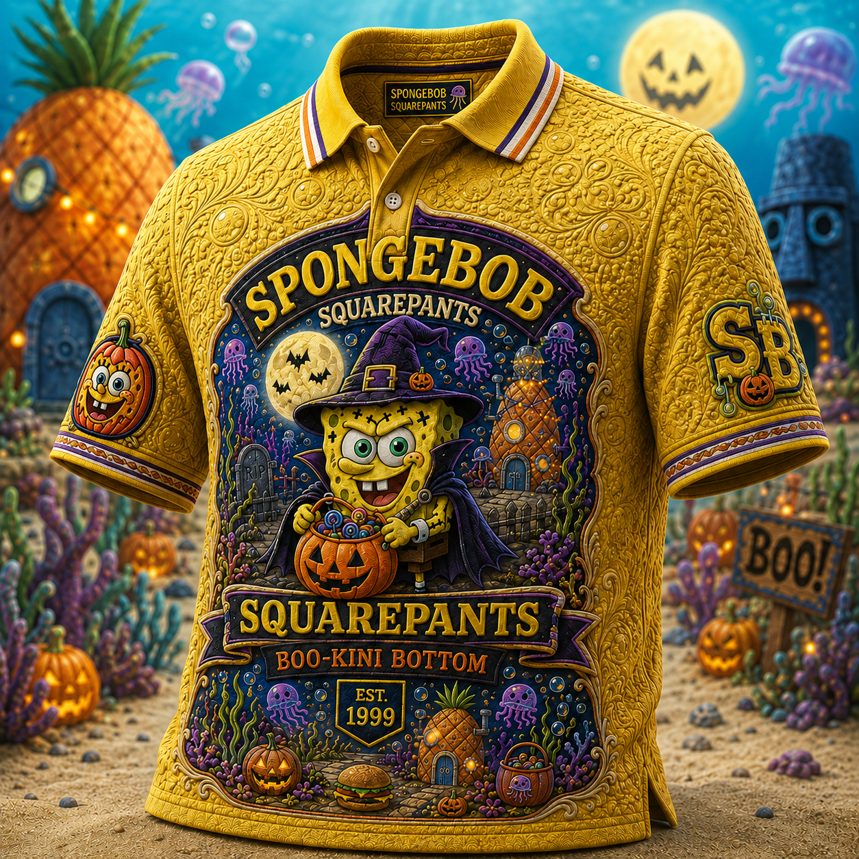 PREMIUM SBSP EMBOSS POLO SHIRT NTNA
